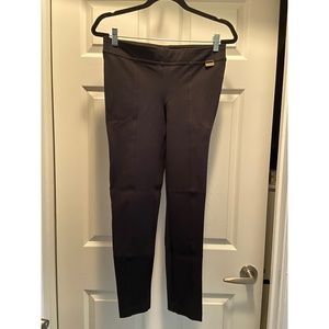 Calvin Klein Pull-On Wide-Waistband Knit Pants